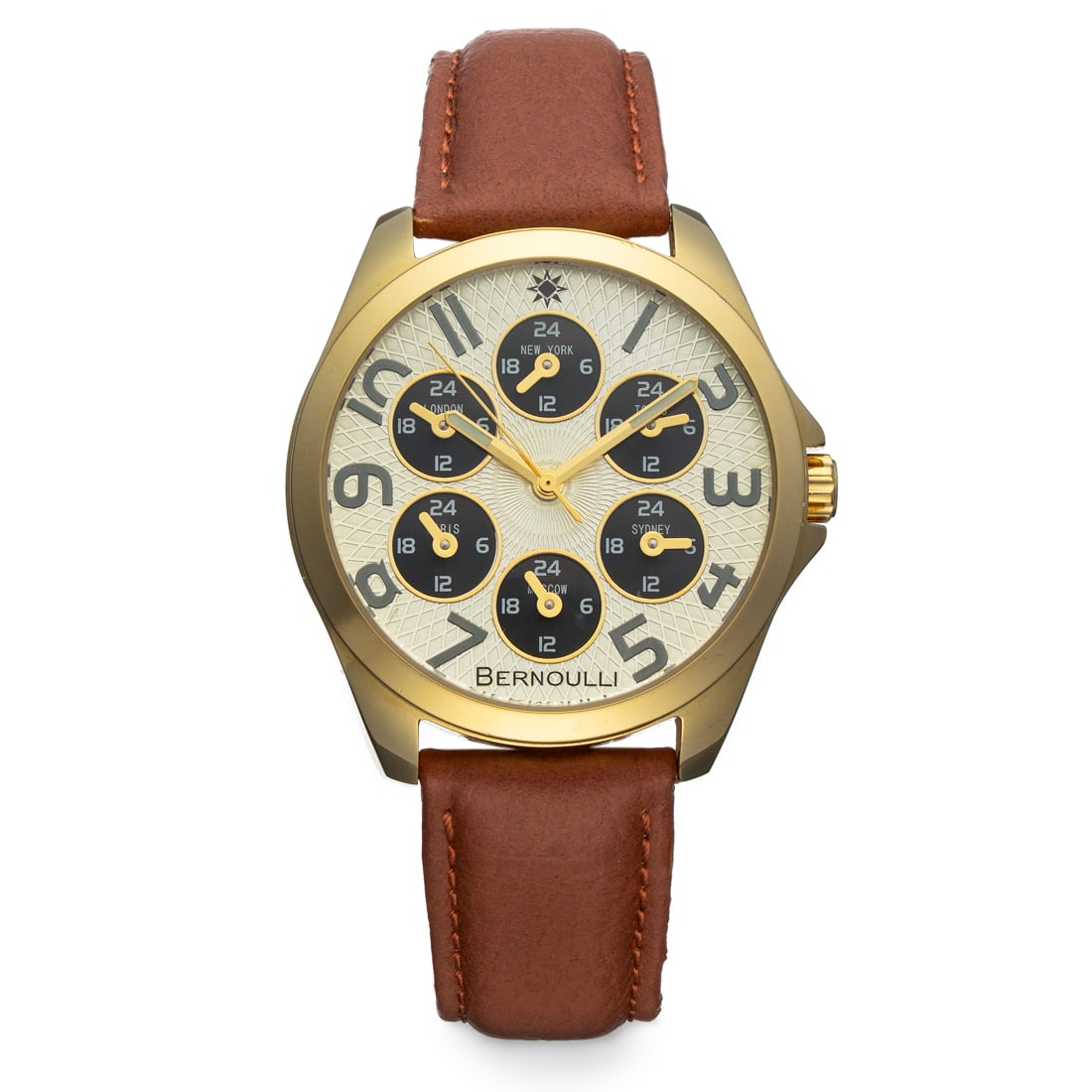 Bernoulli Rare Treasure – 7 Different Time-Zone Automatic Watch (1 of 5)