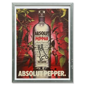 Keith Haring Newspaper Marker Art