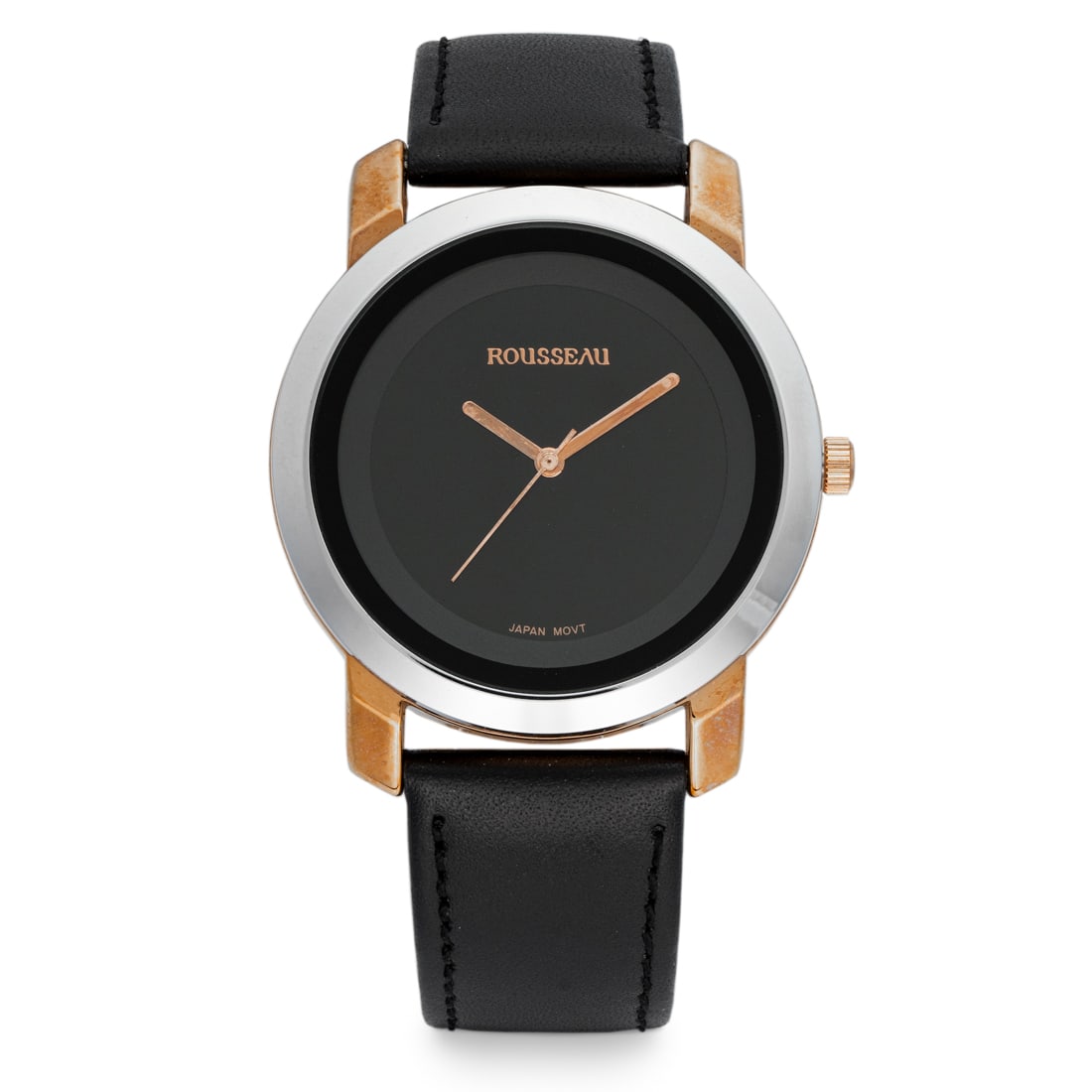 Rousseau Holliger Rose Goldtone & Leather Men's Watch (1 of 2)