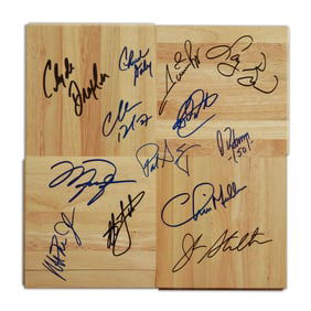 1992 Team USA Olympic Basketball "Dream Team" Signed Court Panel