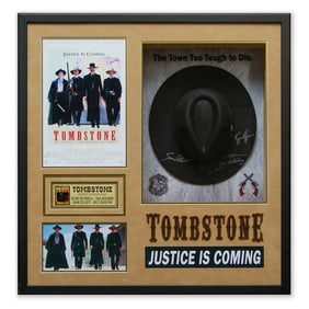 Tombstone Cast Signed Cowboy Hat