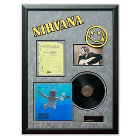 Kurt Cobain Signed & Handwritten "Smells Like Teen Spirit" Lyrics and Doodles on Composition Paper