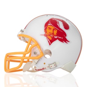 Tom Brady and Rob Gronkowski Signed Tampa Bay Buccaneers Mini Helmet