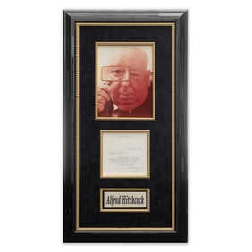 Alfred Hitchcock Signed Typewritten Letter (August 15, 1978)