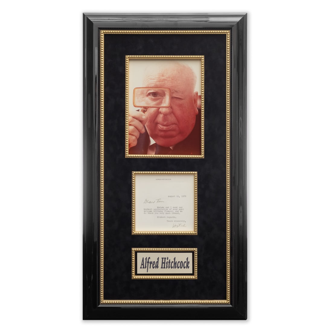 Alfred Hitchcock Signed Typewritten Letter (August 15, 1978) (1 of 6)