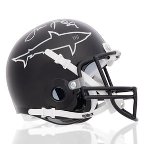 Jamie Foxx Signed "Any Given Sunday" Sharks Mini Helmet