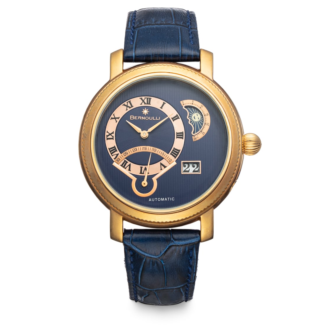 Bernoulli Retrograde Dial Automatic Watch – A Fusion of Classic Elegance and Mechanical (1 of 4)