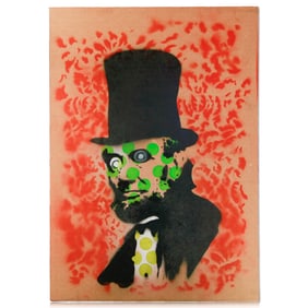 Iconic Banksy Artwork: "Lincoln in Camouflage"