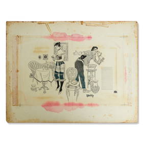 Banksy Cardboard Ink Art (1 of 10)