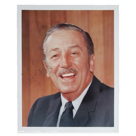 Walt Disney Signed Autograph 8x10"