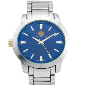 Louis Richard 50mm Case Men's Watch - Left Side Crown