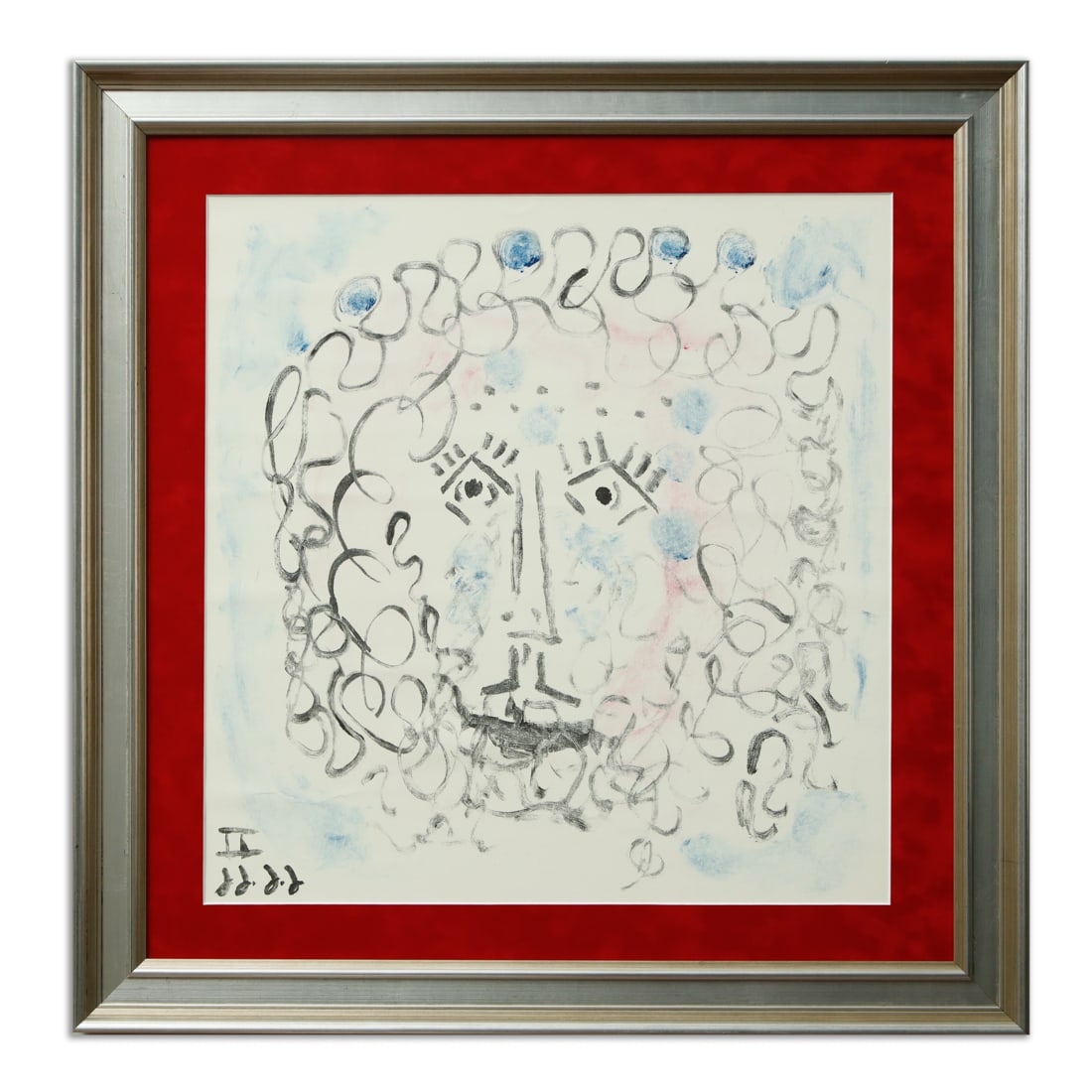 Rare Pablo Picasso Colored Drawing – An Attribution of Exquisite Exploration of Form and Color (1 of 10)