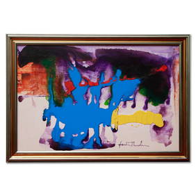 Helen Frankenthaler - Abstract Expressionist Painting Attributed to Helen Frankenthaler (1 of 12)