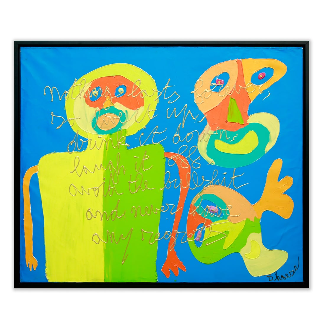 Original Hannes D'Haese Painting – A Vibrant Testament to Life's Ephemeral Beauty (1 of 9)