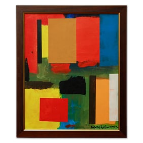 Hans Hofmann - Attributed Abstract Expressionist Painting