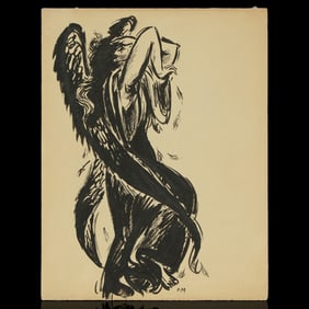Frans Masereel Drawing "Du Désespoir"