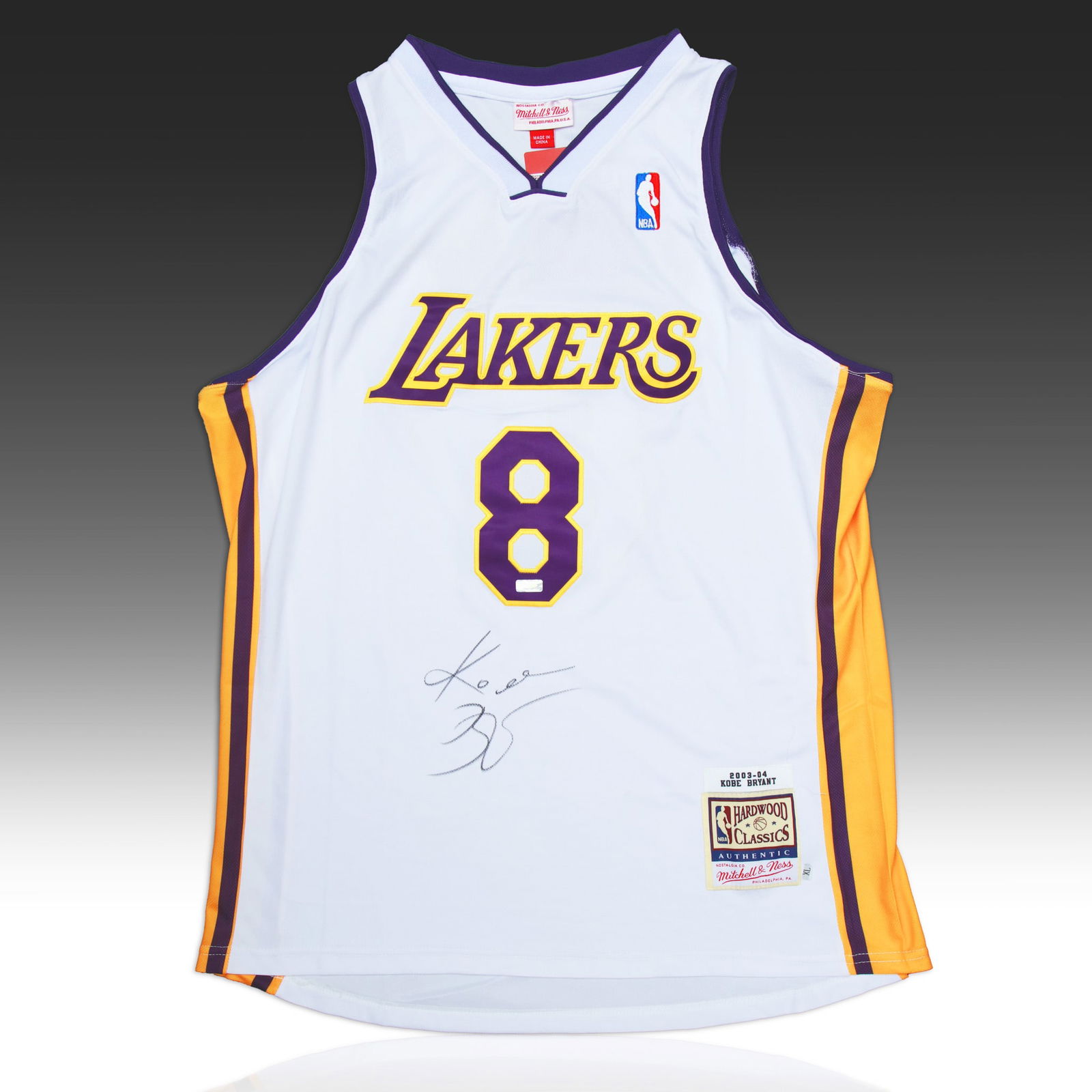 Kobe Bryant Signed Lakers #8 Jersey (03-04) (1 of 7)