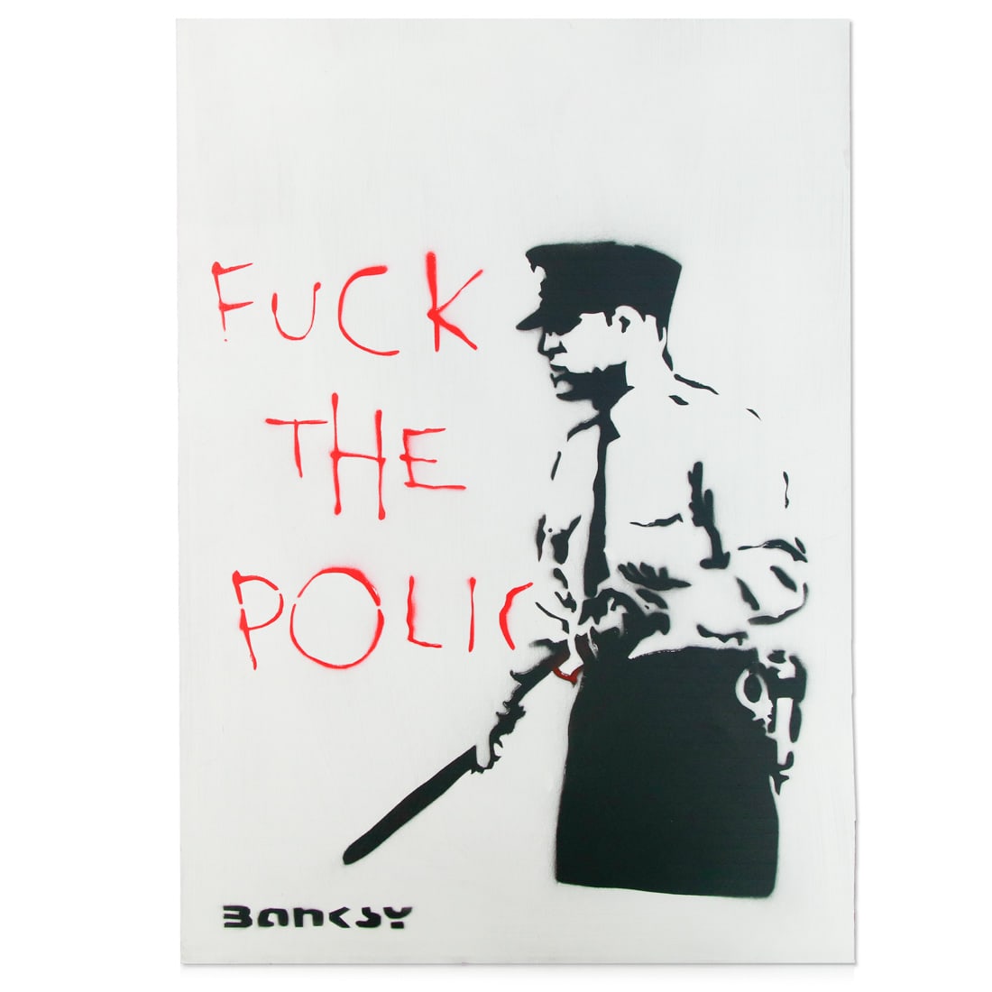 Attributed to Banksy – “Fuck the Police” (1 of 7)