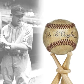 Kiki Cuyler Signed Baseball
