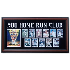 Signed 500 Home Run Club By Ron Lewis
