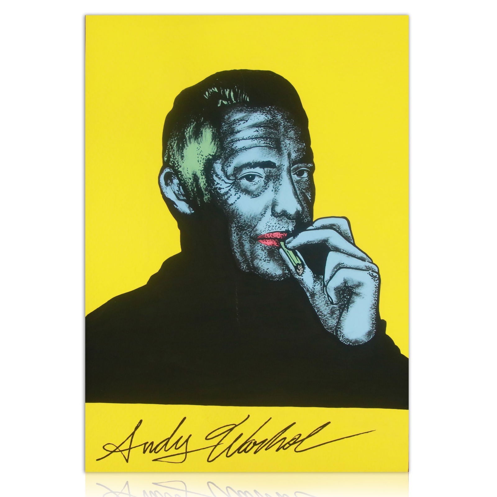 Andy Warhol Style Painting of Dean Martin with Signature (1 of 7)