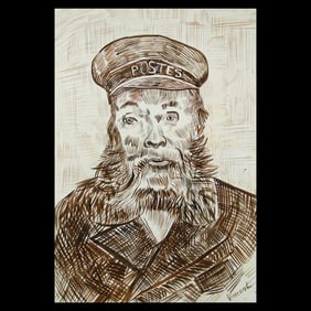 Vincent van Gogh Attributed Ink Drawing