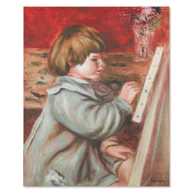 Renoir Attributed Mixed Media on Canvas