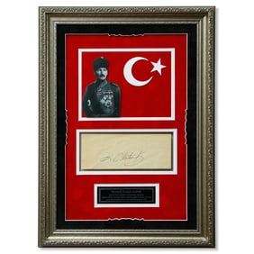 Mustafa Kemal Atatürk Signed Historical Document
