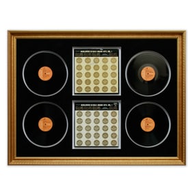 Elvis Presley Signed Album Cover, "Worldwide 50 Gold Award Hits, Vol. 1"