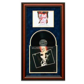 David Bowie Signed Album Cover, "Ziggy Stardust"