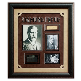 Sigmund Freud Signed Document Cut