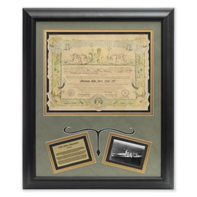 Neptune Certificate for the USS New Orleans