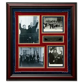 Signed Photograph of Deng Xiaoping and Jimmy Carter, 1979 Oval Office