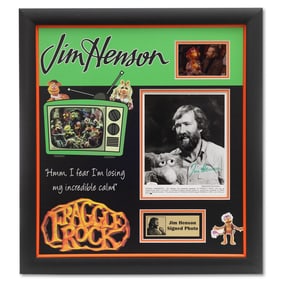 Jim Henson Signed "Fraggle Rock" Photo