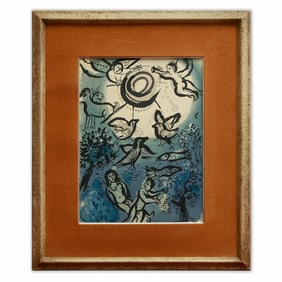 Marc Chagall Lithograph – "La Creazione"