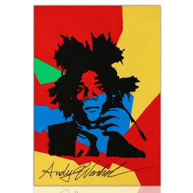 Andy Warhol Style – "Jean-Michel Basquiat Portrait"