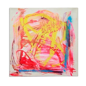 Justin Obradovic Oil on Canvas – "Modern Abstract"