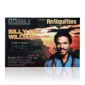 Star Wars Signed Event Board – Featuring Billy Dee Williams (Lando Calrissian)