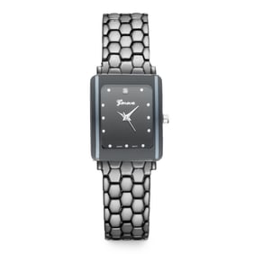 Geneva Ladies Watch - Elegant Rectangular Design
