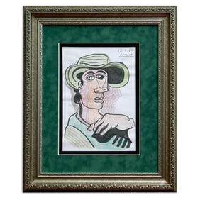 Distorted Reality: A Picasso-Inspired Portrait