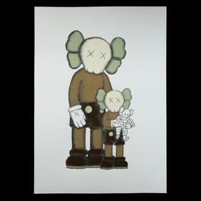 Kaws Drawing – "Companion with Child"