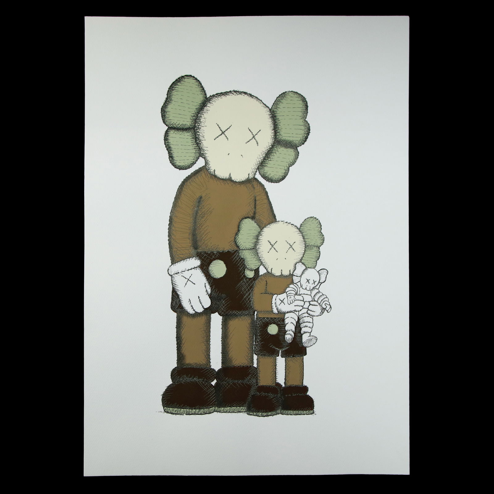 Kaws Drawing – "Companion with Child" (1 of 7)