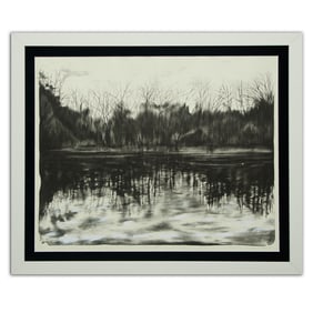 Koyuki Kato (b. 1982) Original Charcoal Drawing Print: "Fragment – Kasterlee" (#8/10) 27.5 x