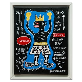 Power and Persona: A Tribute to Basquiat's Boxing Legacy