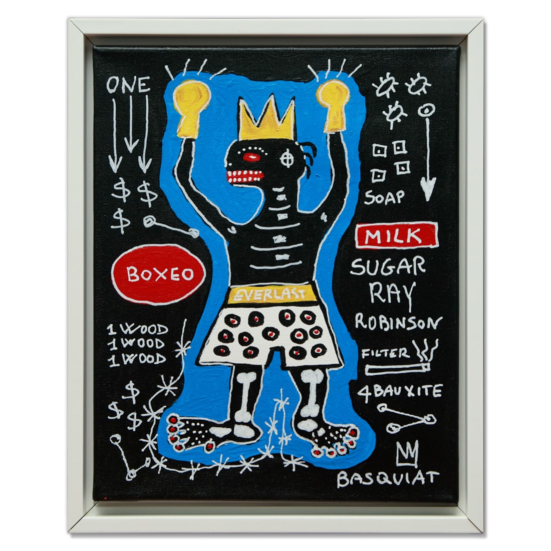 Power and Persona: A Tribute to Basquiat's Boxing Legacy (1 of 12)