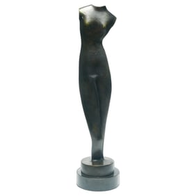 Alexander Archipenko Bronze Sculpture, "1916 Torso"