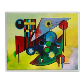 Wassily Kandinsky Oil on Canvas (attrib.)