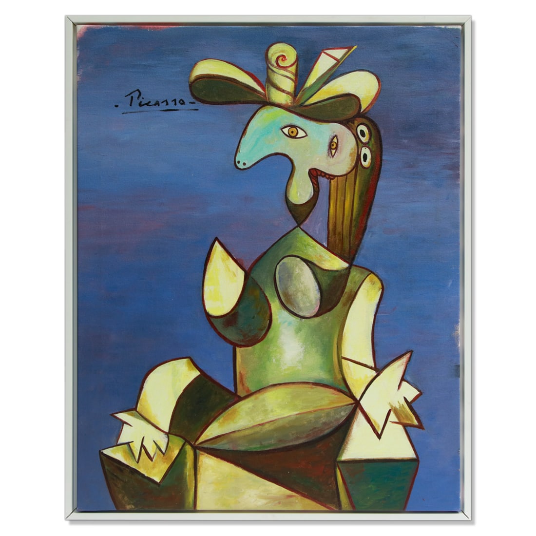 Pablo Picasso Oil Painting on Canvas (attrib.) (1 of 8)