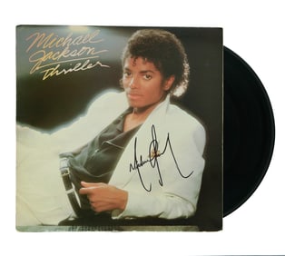 Michael Jackson Signed "Thriller" Album