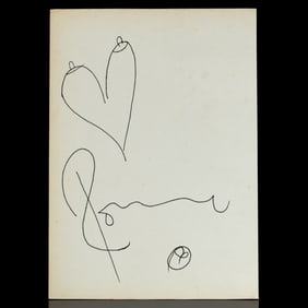 Unique Ronnie Wood Original Drawing
